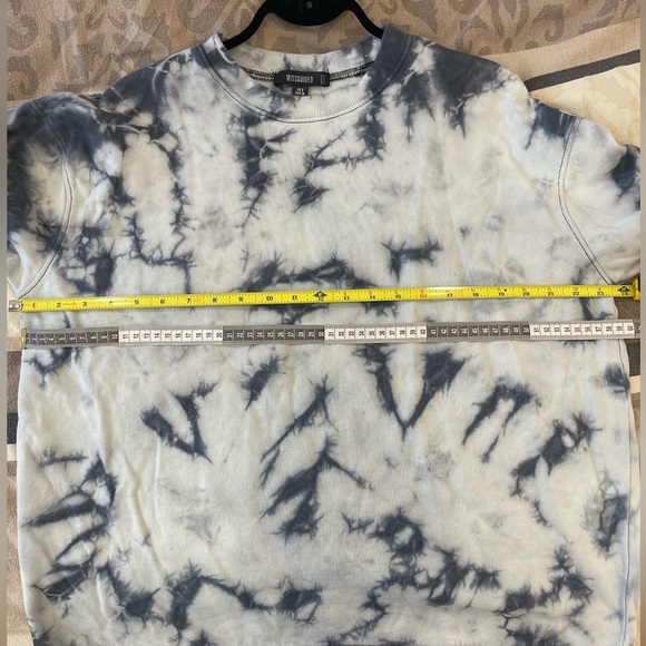 Missguided Relaxed Fit Color Block Sweatshirt size 4 - Picture 4 of 5